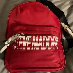 Steven Madden Red backpack